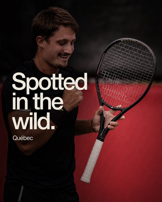Babolat PP01 prototype racket spotted on court in Québec