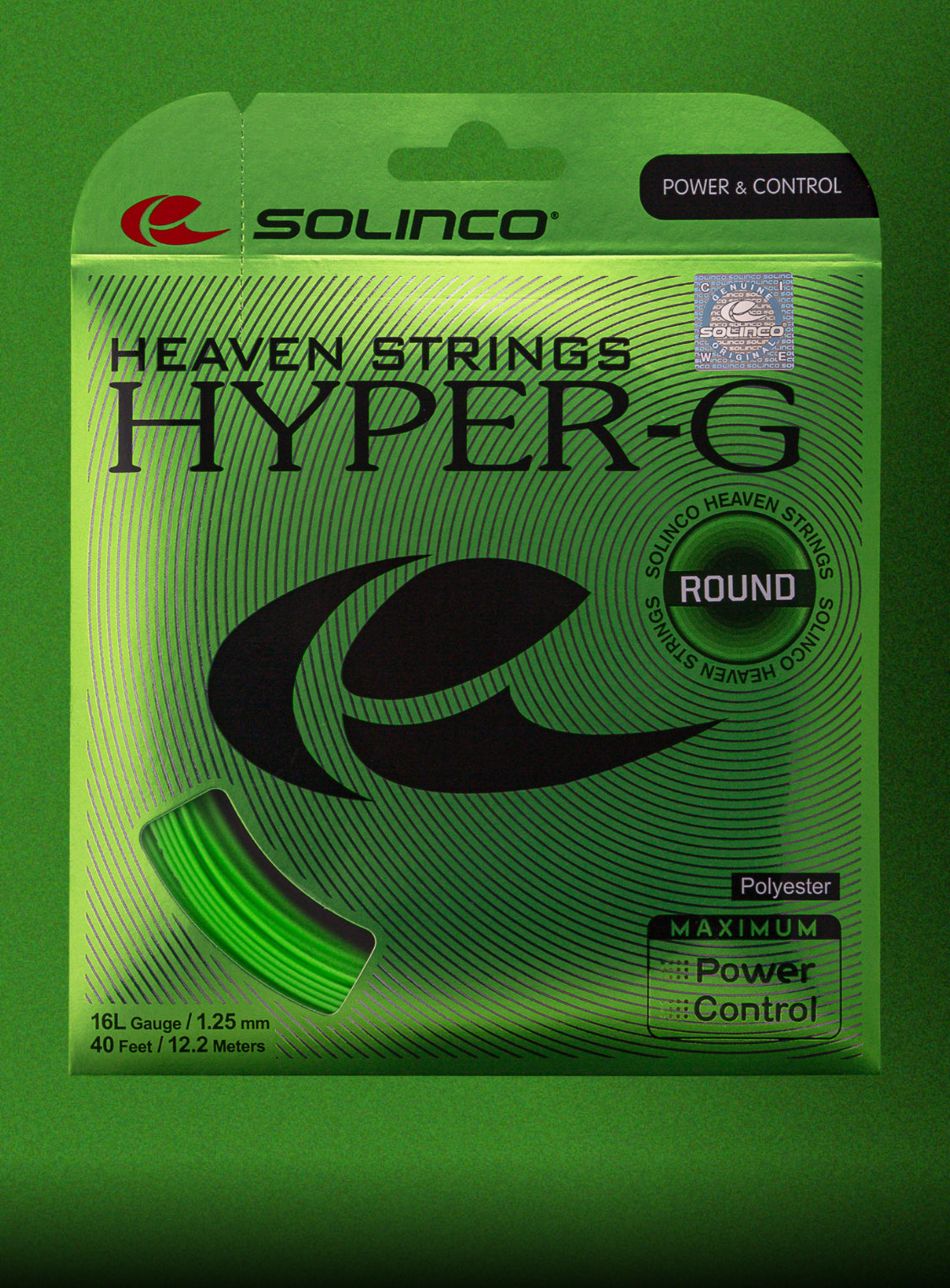 Solinco 8 Racket Solinco HYPER-G ROUND - Single Set – Tennis Rackets Europe